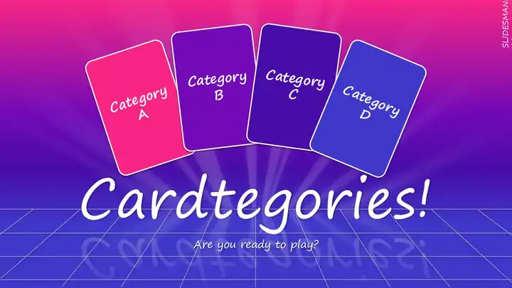 Cardtegories! Free game template.