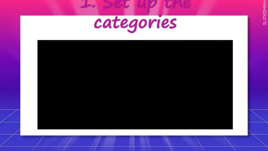Cardtegories! Free game template.
