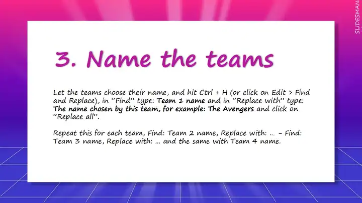 Cardtegories! Free game template.