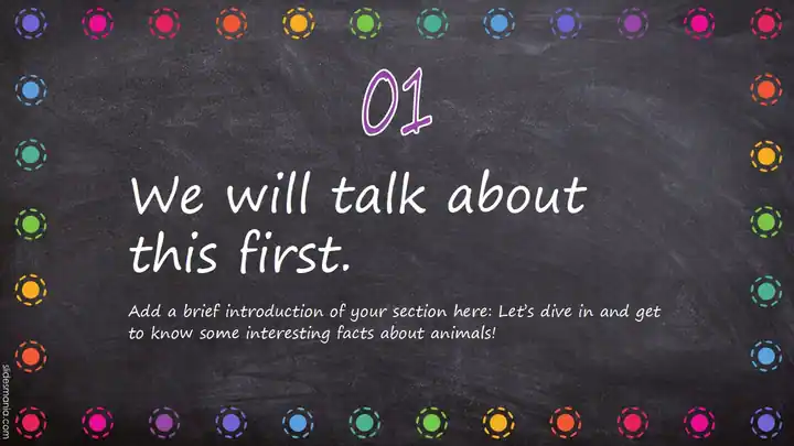 Chalk theme with blackboard background. Updated Template.