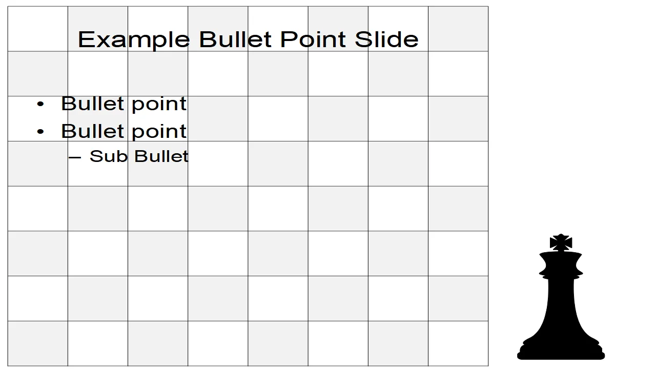 Chess Board Game Template