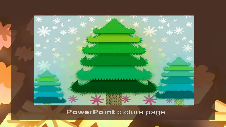 Christmas 3D Lights Template