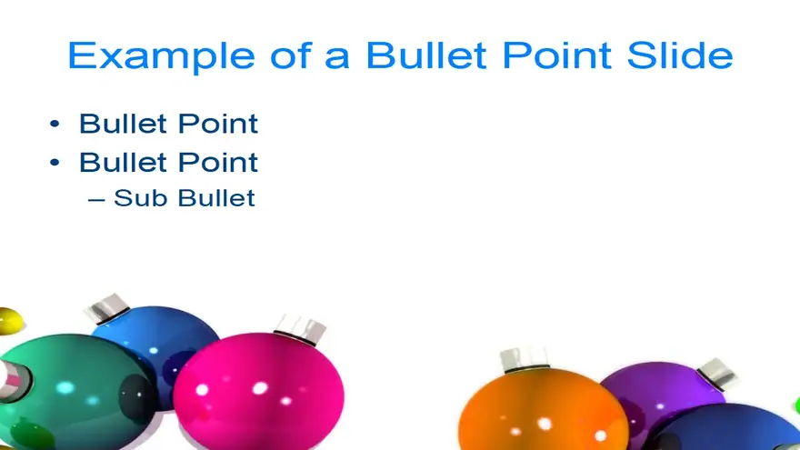 Christmas Baubles Template