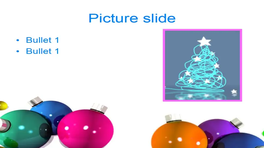 Christmas Baubles Template