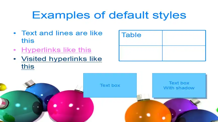 Christmas Baubles Template