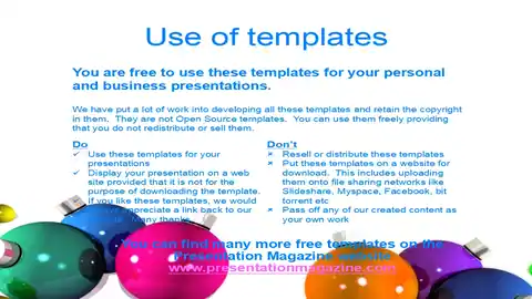 Christmas Baubles Template