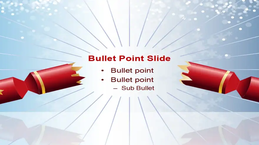 Christmas Cracker (Cool) PowerPoint Template
