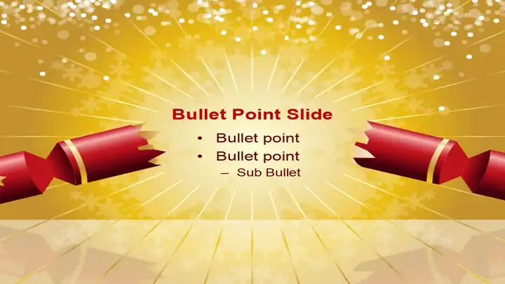 Christmas Cracker (Warm) PowerPoint Template