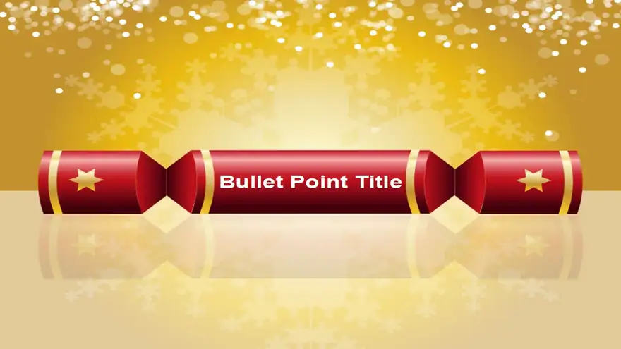 Christmas Cracker (Warm) PowerPoint Template