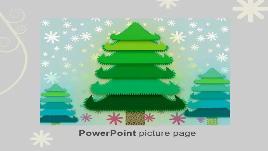 Christmas Forest PowerPoint Template