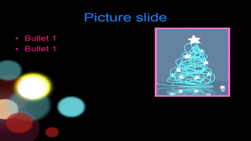 Christmas Lights Template