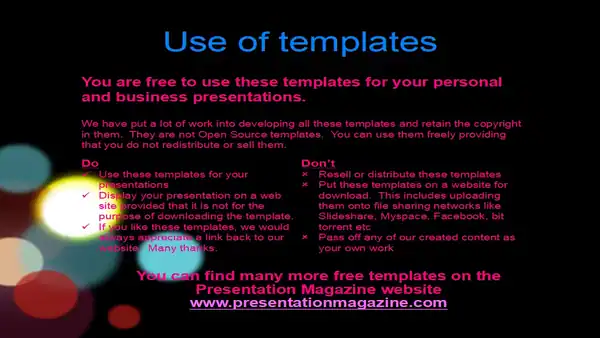 Christmas Lights Template