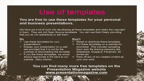 Christmas Scene Template