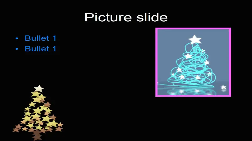 Christmas Stars Template