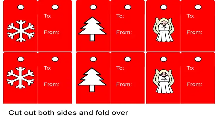 Christmas Tags PowerPoint