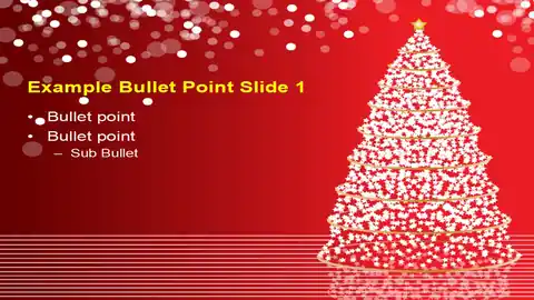 Christmas Tree Lights Template