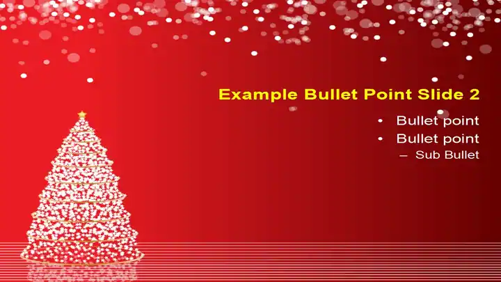 Christmas Tree Lights Template