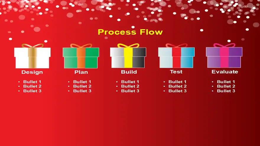 Christmas Tree Lights Template