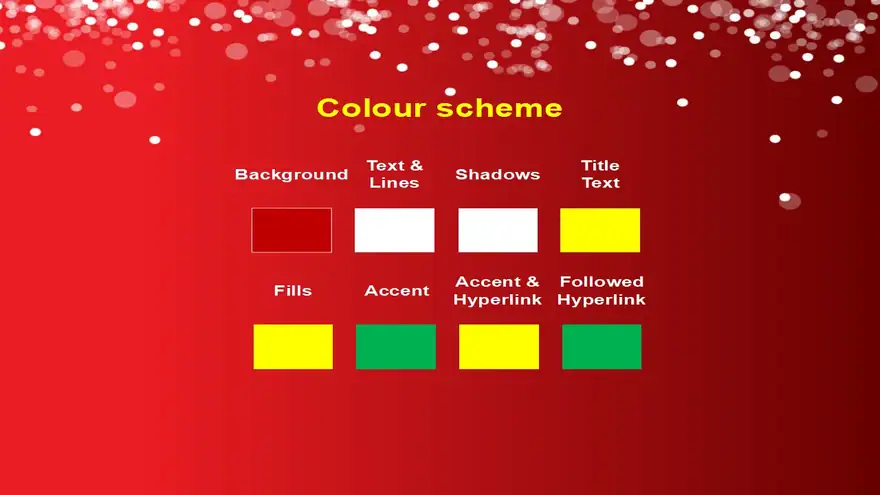Christmas Tree Lights Template