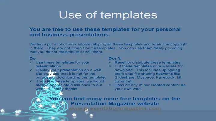 Christmas Tree Template