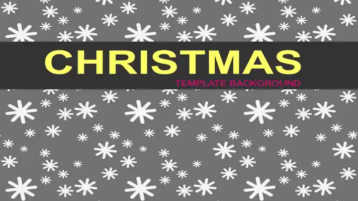 Christmas Vector Snow Template