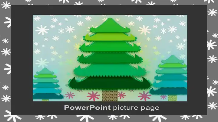 Christmas Vector Snow Template