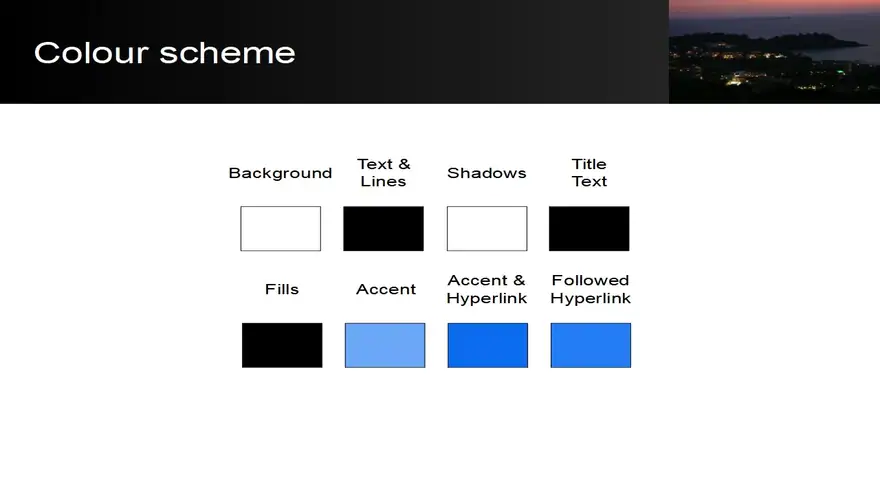 Coast at Night Template