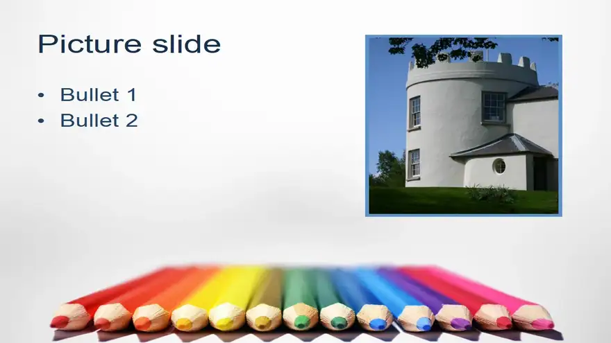 Coloured Pencils Template