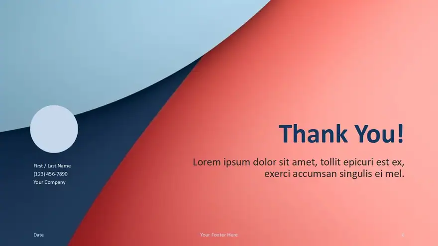 Coral Modern Bold Template