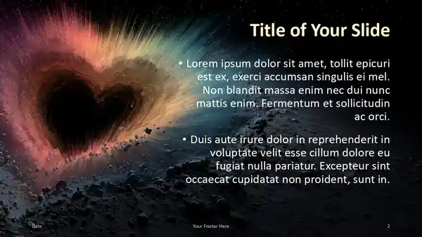 Cosmic Heartburst Template