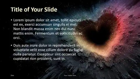 Cosmic Heartburst Template