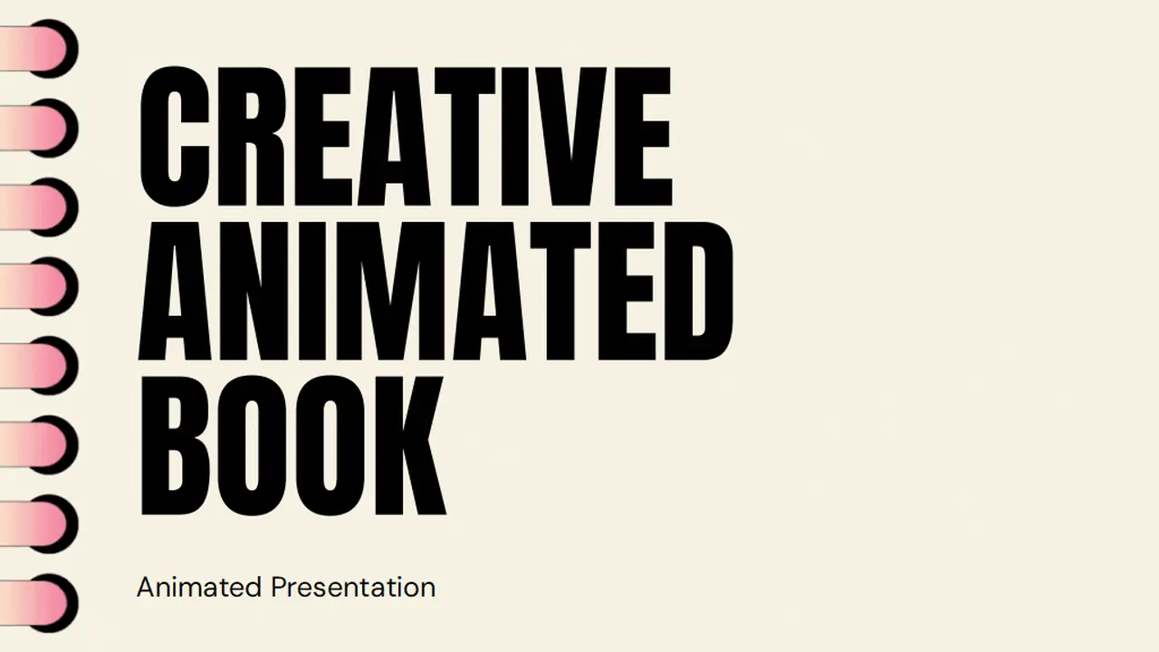 Creative Animated Book Slides