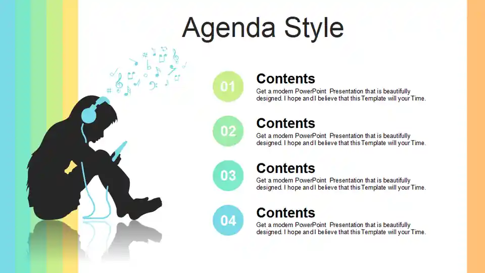 Creative Music Concept PowerPoint Templates
