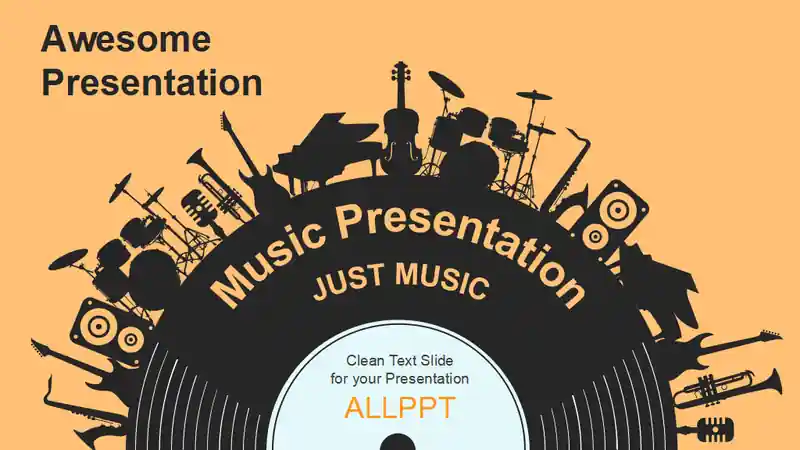 Creative Music Concept PowerPoint Templates
