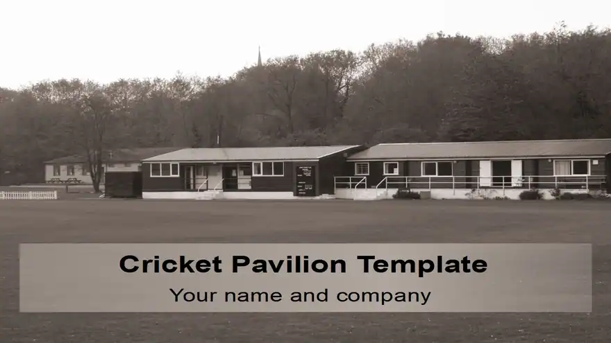 Cricket Pavilion Template