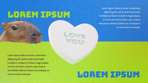 Cute Capybara Background Slides