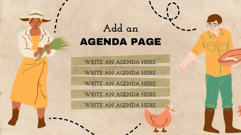 Cute Illustrated Sustainable Agriculture Slides