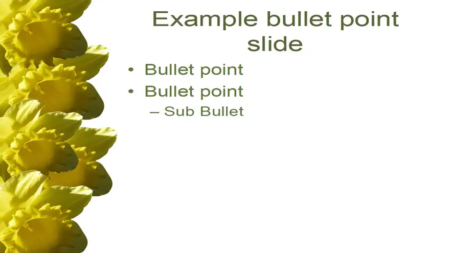Daffodil PowerPoint Template