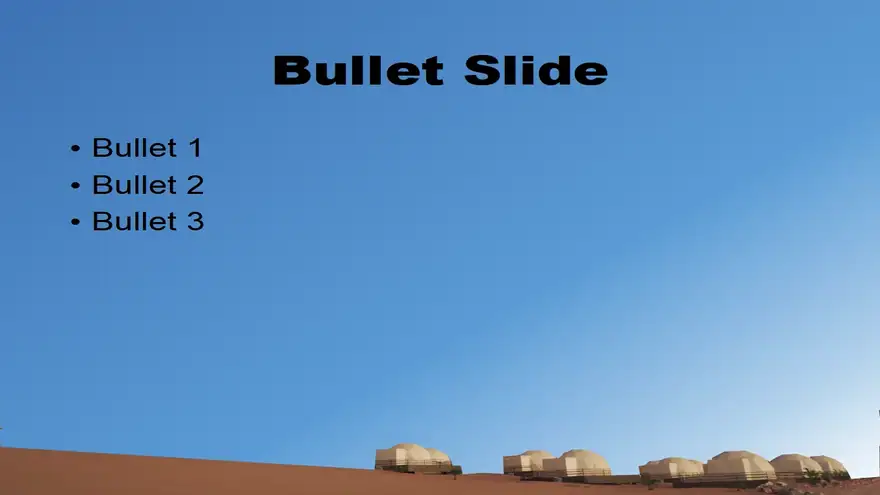 Desert Camp PowerPoint Template