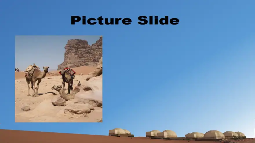 Desert Camp PowerPoint Template