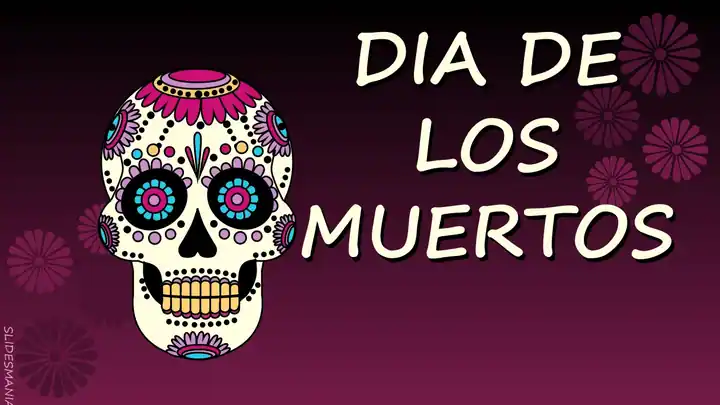 Dia de los Muertos Free template for Google Slides or PowerPoint