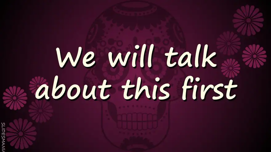 Dia de los Muertos Free template for Google Slides or PowerPoint