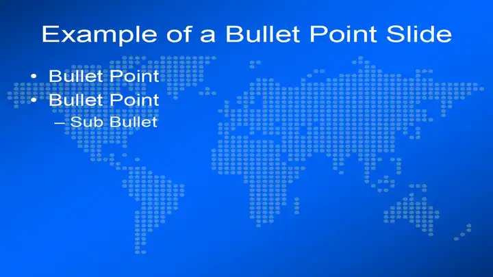 Dot Map of the World Template
