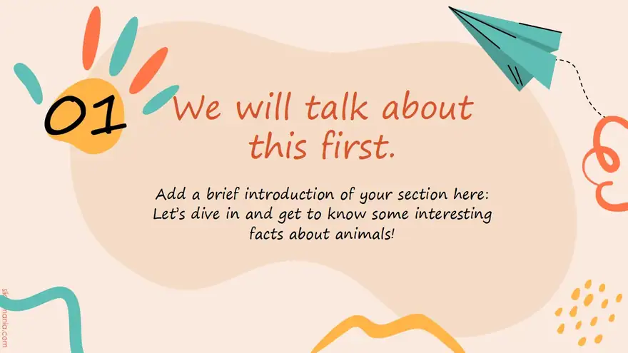 Early Childhood free presentation template for Google Slides, Canva and PPT.