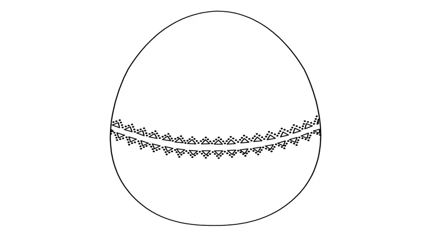 Easter egg template