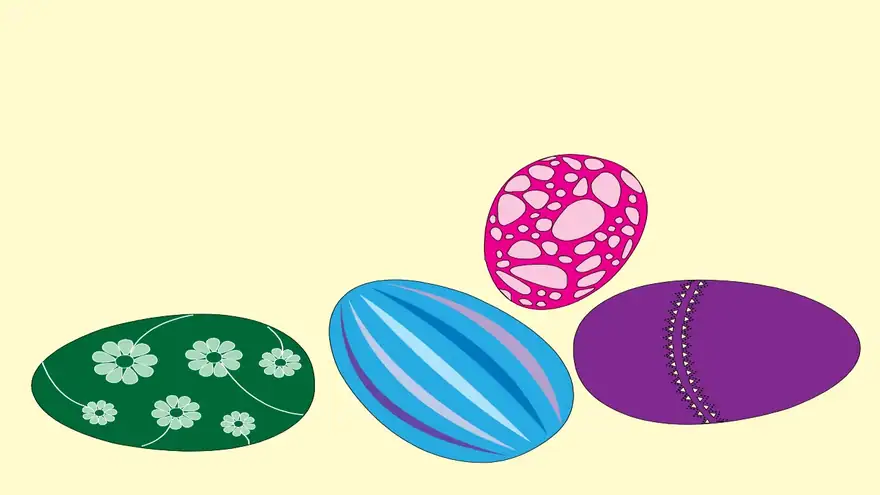 Easter egg template