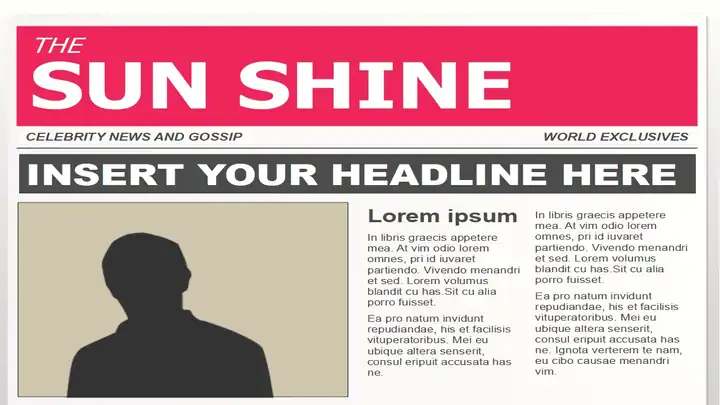 Editable PowerPoint Newspapers