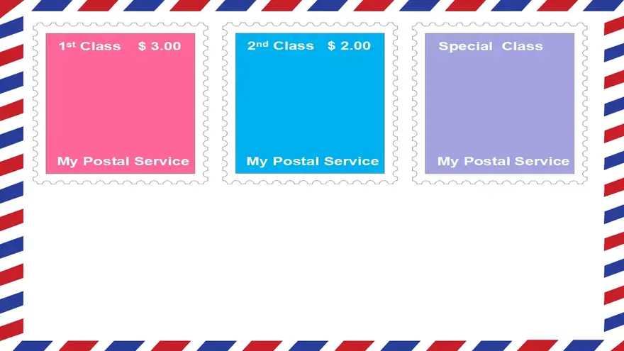 Editable Stamps Template