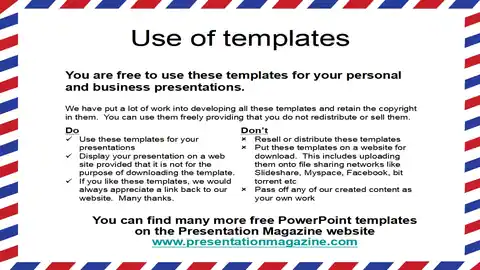 Editable Stamps Template