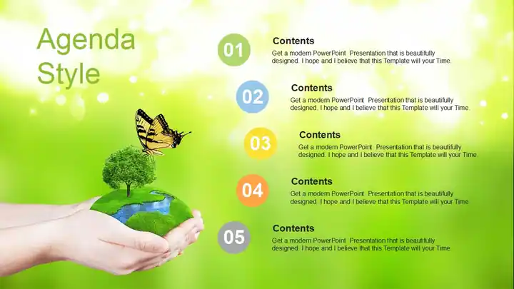 Every day earth day PowerPoint Templates